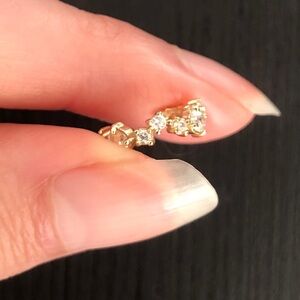 Rhinestone Ear Cuff Septum Ring